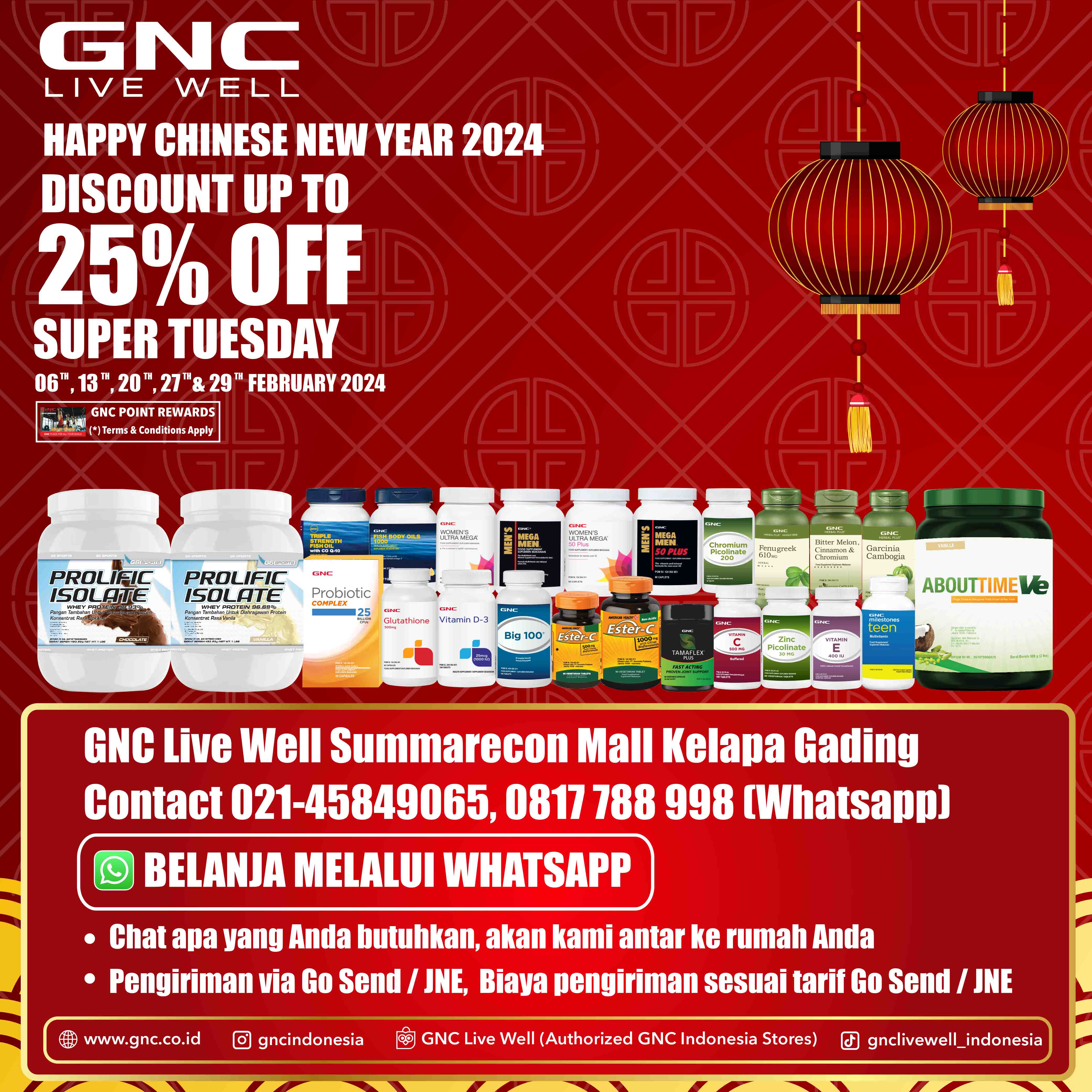 Thumb GNC Live Well DISCOUNT UP TO 25%